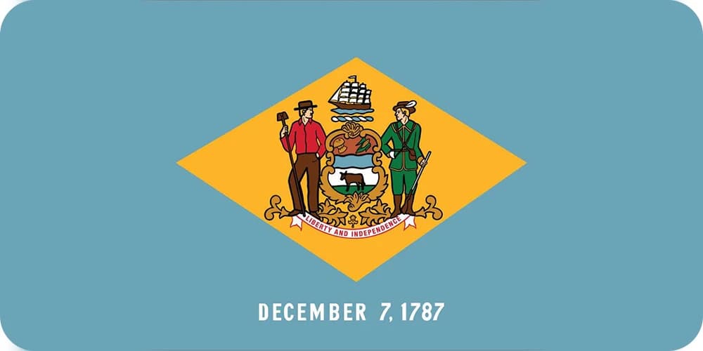 Delaware state flag