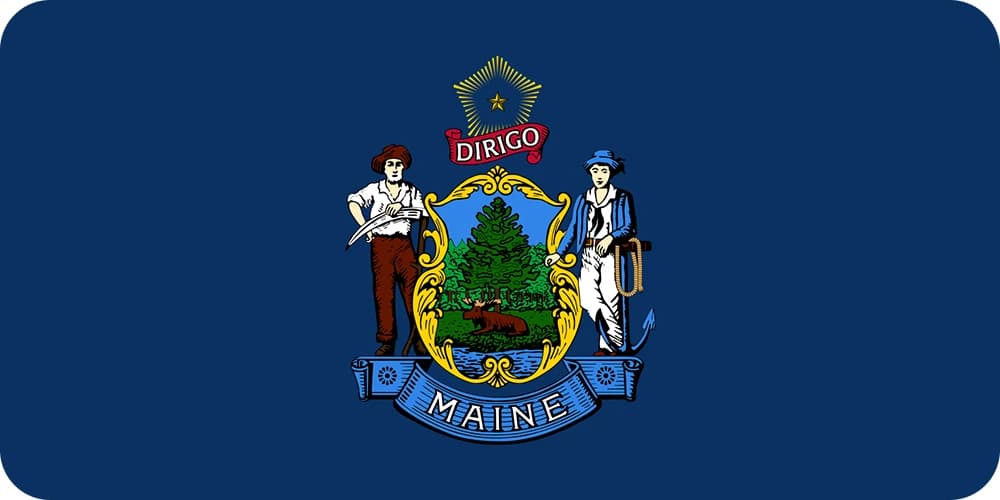 Maine state flag